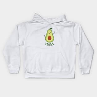 Vegan Avocado Kids Hoodie